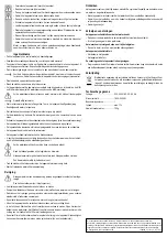 Предварительный просмотр 8 страницы Conrad Electronic KE-P002 Operating Instructions Manual