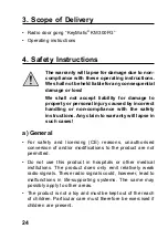 Preview for 24 page of Conrad Electronic KeyMatic KM300FG Operating Instructions Manual