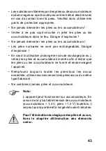 Preview for 43 page of Conrad Electronic KeyMatic KM300FG Operating Instructions Manual