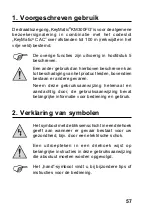 Preview for 57 page of Conrad Electronic KeyMatic KM300FG Operating Instructions Manual