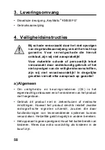 Preview for 58 page of Conrad Electronic KeyMatic KM300FG Operating Instructions Manual