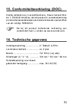 Preview for 71 page of Conrad Electronic KeyMatic KM300FG Operating Instructions Manual