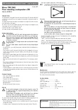 Предварительный просмотр 2 страницы Conrad Electronic Mivoc TRICONE Operating Instructions