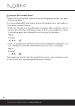 Preview for 14 page of Conrad Electronic Sygonix 396430 Operating Instructions Manual