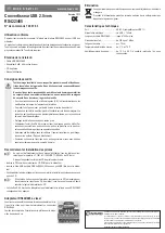 Preview for 3 page of Conrad 1 00 01 83 Operating Instructions