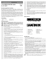 Предварительный просмотр 1 страницы Conrad 1082615 Operating Instructions Manual