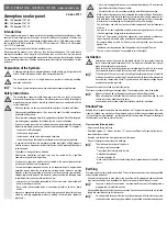 Preview for 3 page of Conrad 11 07 00 Operating Instructions Manual