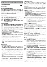 Preview for 1 page of Conrad 1168851 Operating Instructions Manual