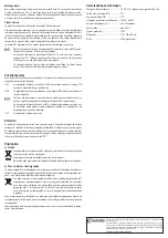 Preview for 6 page of Conrad 1168851 Operating Instructions Manual