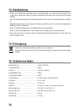 Preview for 16 page of Conrad 1193915 Operating Instructions Manual