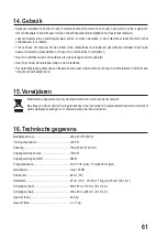 Preview for 61 page of Conrad 1193915 Operating Instructions Manual