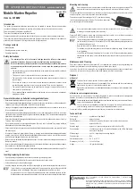 Предварительный просмотр 2 страницы Conrad 1218852 Operating Instructions