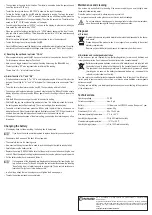 Предварительный просмотр 4 страницы Conrad 1230928 Operating Instructions Manual