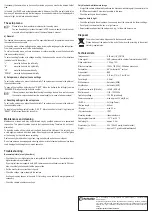 Preview for 4 page of Conrad 1337784 Operating Instructions Manual