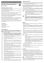 Preview for 1 page of Conrad 1337785 Operating Instructions Manual