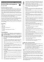 Предварительный просмотр 1 страницы Conrad 1337846 Operating Instructions Manual