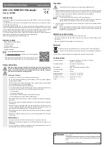 Предварительный просмотр 2 страницы Conrad 1405910 Operating Instructions