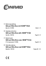 Preview for 1 page of Conrad 1519708 Operating Instructions Manual