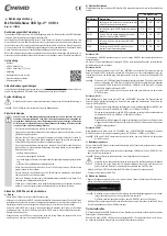 Предварительный просмотр 1 страницы Conrad 1526359 Operating Instructions