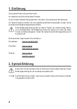 Preview for 4 page of Conrad 1538154 Operating Instructions Manual