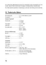 Предварительный просмотр 16 страницы Conrad 1762761 Operating Instructions Manual