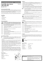 Предварительный просмотр 1 страницы Conrad 191377 Operating Instructions