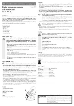 Предварительный просмотр 2 страницы Conrad 191377 Operating Instructions