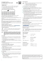 Предварительный просмотр 3 страницы Conrad 2435255 Safety Instruction