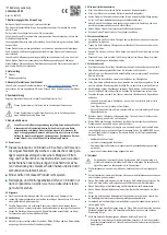 Предварительный просмотр 1 страницы Conrad 2497609 Operating Instructions