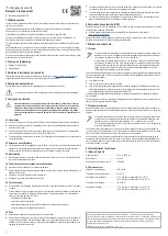 Предварительный просмотр 3 страницы Conrad 2552134 Safety Instruction