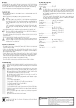 Preview for 8 page of Conrad 28 40 97 Operating Instructions Manual