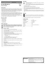 Preview for 2 page of Conrad 31 15 69 Operating Instructions