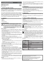 Предварительный просмотр 1 страницы Conrad 36 30 26 Operating Instructions