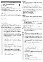 Preview for 1 page of Conrad 39 35 39 Operating Instructions Manual