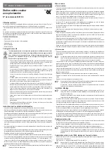 Предварительный просмотр 5 страницы Conrad 39 61 98 Operating Instructions Manual