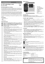 Preview for 1 page of Conrad 40 59 00 Operating Instructions