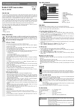 Preview for 2 page of Conrad 40 59 00 Operating Instructions