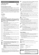 Preview for 1 page of Conrad 40 93 45 Operating Instructions