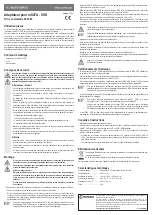 Preview for 3 page of Conrad 40 93 45 Operating Instructions