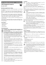 Preview for 1 page of Conrad 40 99 73 Operating Instructions Manual