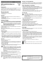 Предварительный просмотр 4 страницы Conrad 41 28 13 Operating Instructions