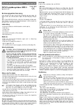 Предварительный просмотр 1 страницы Conrad 41 35 11 Operating Instructions Manual