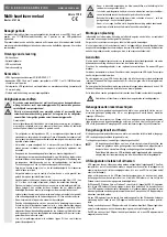 Предварительный просмотр 7 страницы Conrad 41 41 86 Operating Instructions Manual