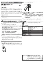 Preview for 2 page of Conrad 41 60 86 Operating Instructions