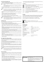 Preview for 2 page of Conrad 41 76 19 Operating Instructions Manual