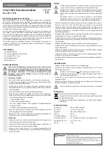 Предварительный просмотр 1 страницы Conrad 417536 Operating Instructions