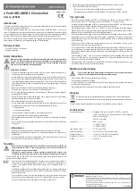 Предварительный просмотр 2 страницы Conrad 42 58 46 Operating Instructions