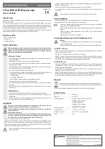 Предварительный просмотр 2 страницы Conrad 46 93 89 Operating Instructions