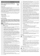 Предварительный просмотр 3 страницы Conrad 49 02 82 Operating Instructions Manual