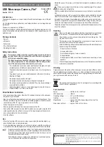 Предварительный просмотр 2 страницы Conrad 51 12 39 Operating Instructions